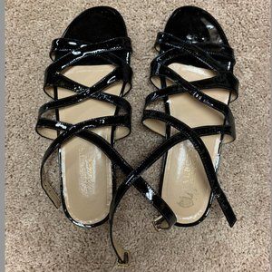 Talbots Black Strappy Sandals